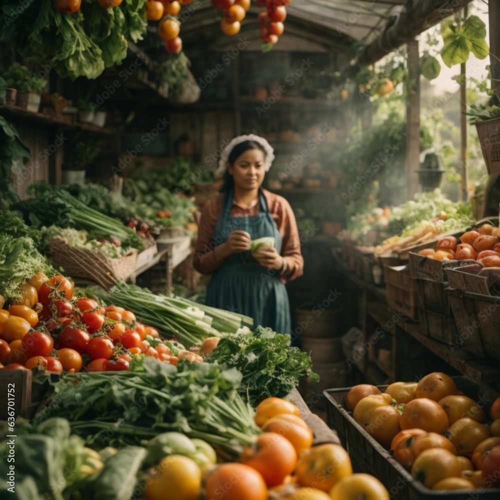 Bountiful Harvest: An Allotment's Fresh Produce