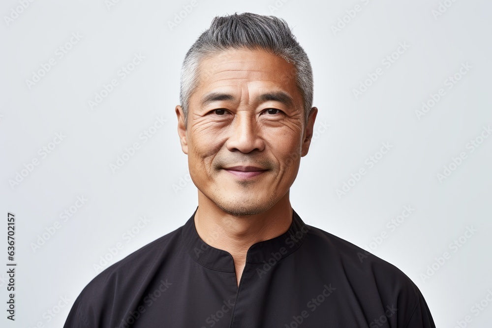 Portrait of an asian senior man looking at the camera. Portrait of an asian senior man looking at the camera.
