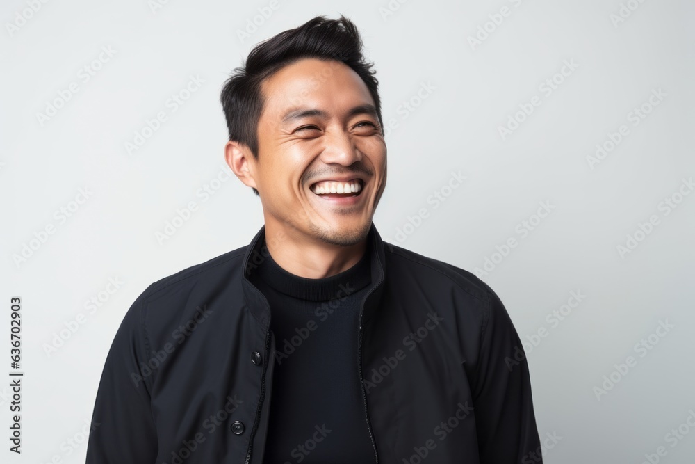 Portrait of a happy asian man isolated on a white background Portrait of a happy asian man isolated on a white background