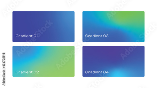 Modern Techy Gradients for Use in Background, PPT Slide Packaging and Digital Media