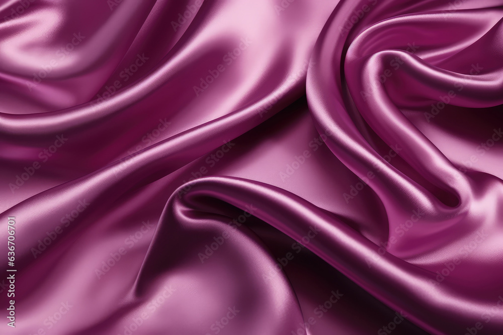 Obraz premium Smooth elegant pink silk or satin texture can use as background