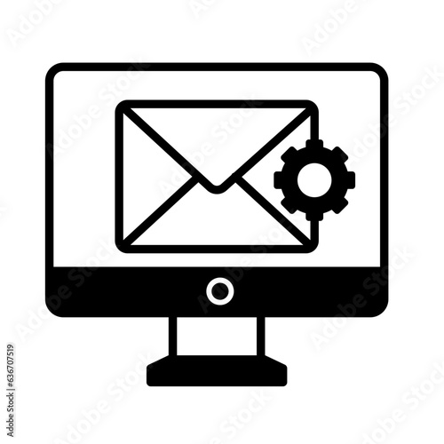 Email preferences Vector icon which can easily modify or edit  

