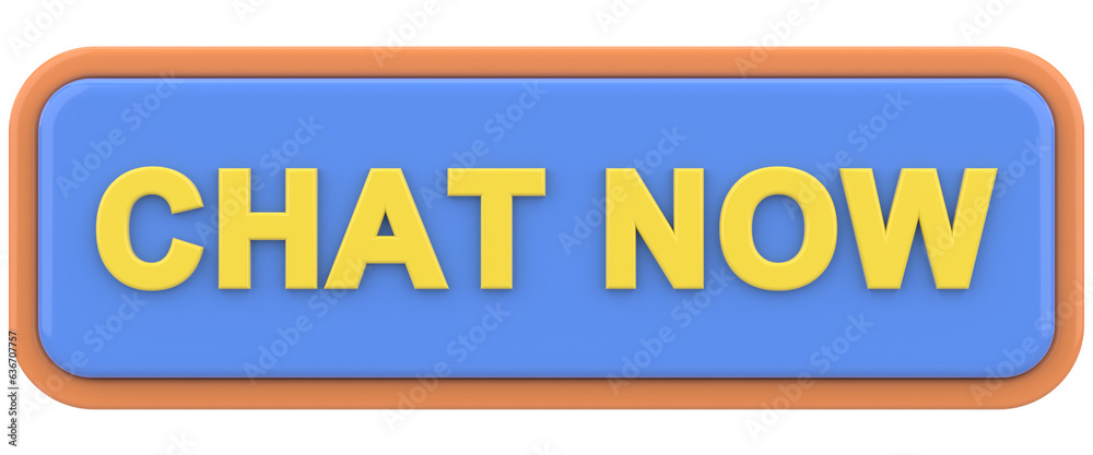 Chat now button. 3D illustration. Chat now button. 3D illustration.