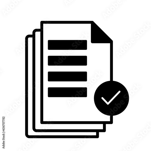 Files accepted Vector icon which can easily modify or edit  

