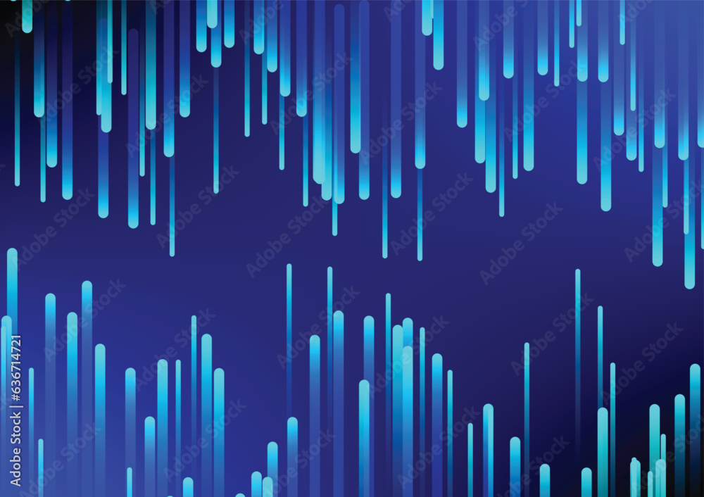 Abstract futuristic scientific illustration - glowing lines or rays.