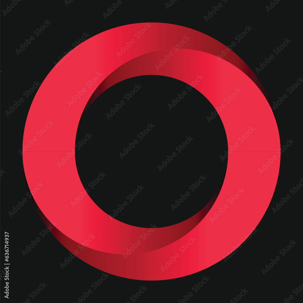 Infinite loop symbol vector logo design element pink logo design Infinite loop symbol vector logo design element pink logo design