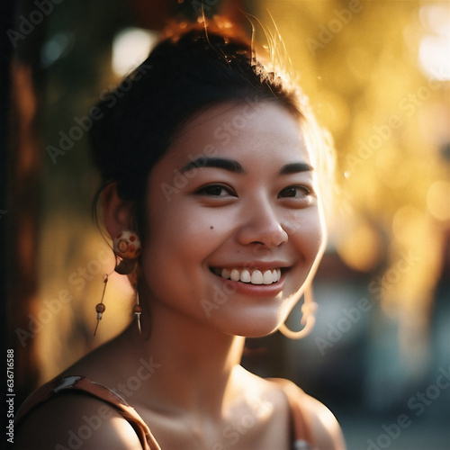 portrait of a Asian woman