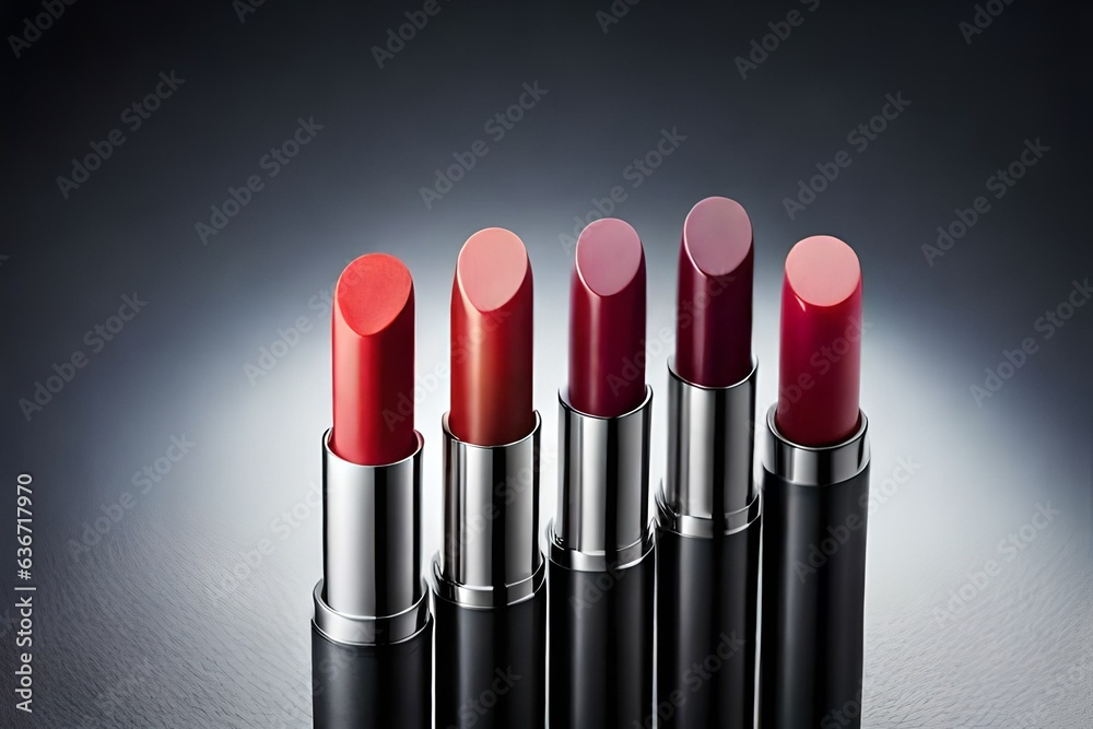 Obraz premium Lipstick on a neutral background