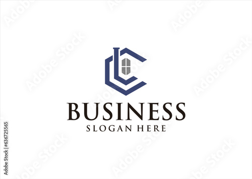 home building real estate logo design