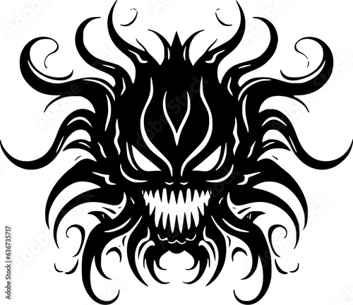 Fantasy | Minimalist and Simple Silhouette - Vector illustration