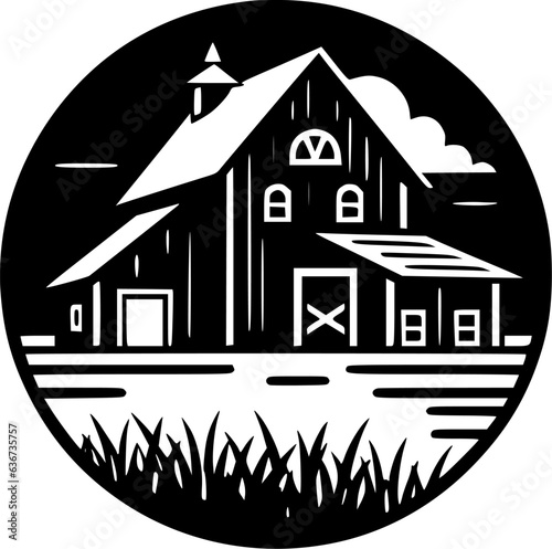 Farmhouse - High Quality Vector Logo - Vector illustration ideal for T-shirt graphic