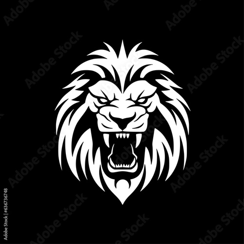 Wallpaper Mural Lion - Minimalist and Flat Logo - Vector illustration Torontodigital.ca
