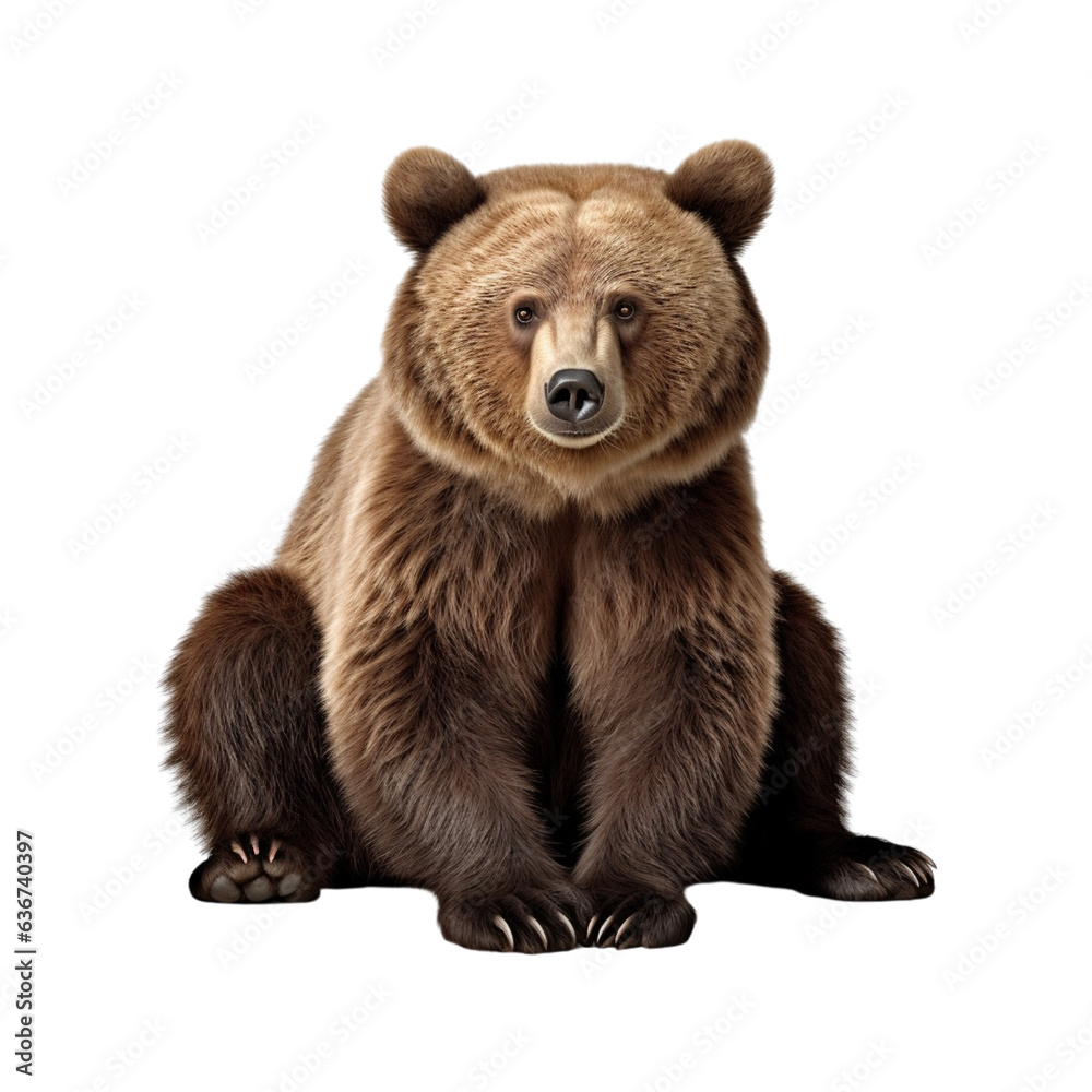 Illustration of an isolated cute teddy bear, generated with generative IA support Illustration of an isolated cute teddy bear, generated with generative IA support