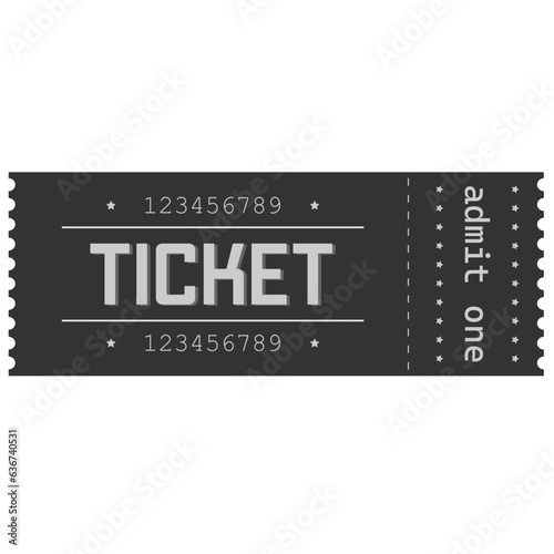 Ticket templates. Cinema ticket. retro ticket. Vector illustration