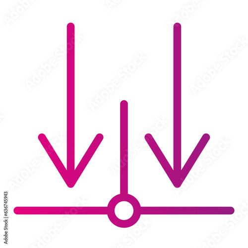 Icon Arrow is an image that shows direction or orientation. This is very helpful in guiding users or making navigation easier on apps and websites photo