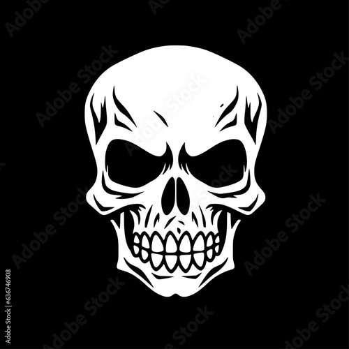 Skull - High Quality Vector Logo - Vector illustration ideal for T-shirt graphic
