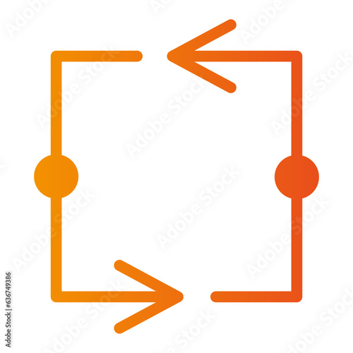 Icon Arrow is an image that shows direction or orientation. This is very helpful in guiding users or making navigation easier on apps and websites.