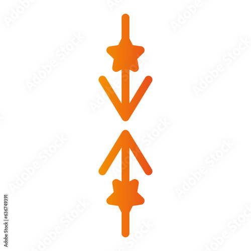 Icon Arrow is an image that shows direction or orientation. This is very helpful in guiding users or making navigation easier on apps and websites.