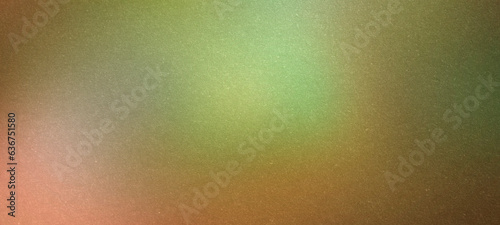 Green pink color gradient grainy background, illuminated spot , noise texture effect, wide banner size