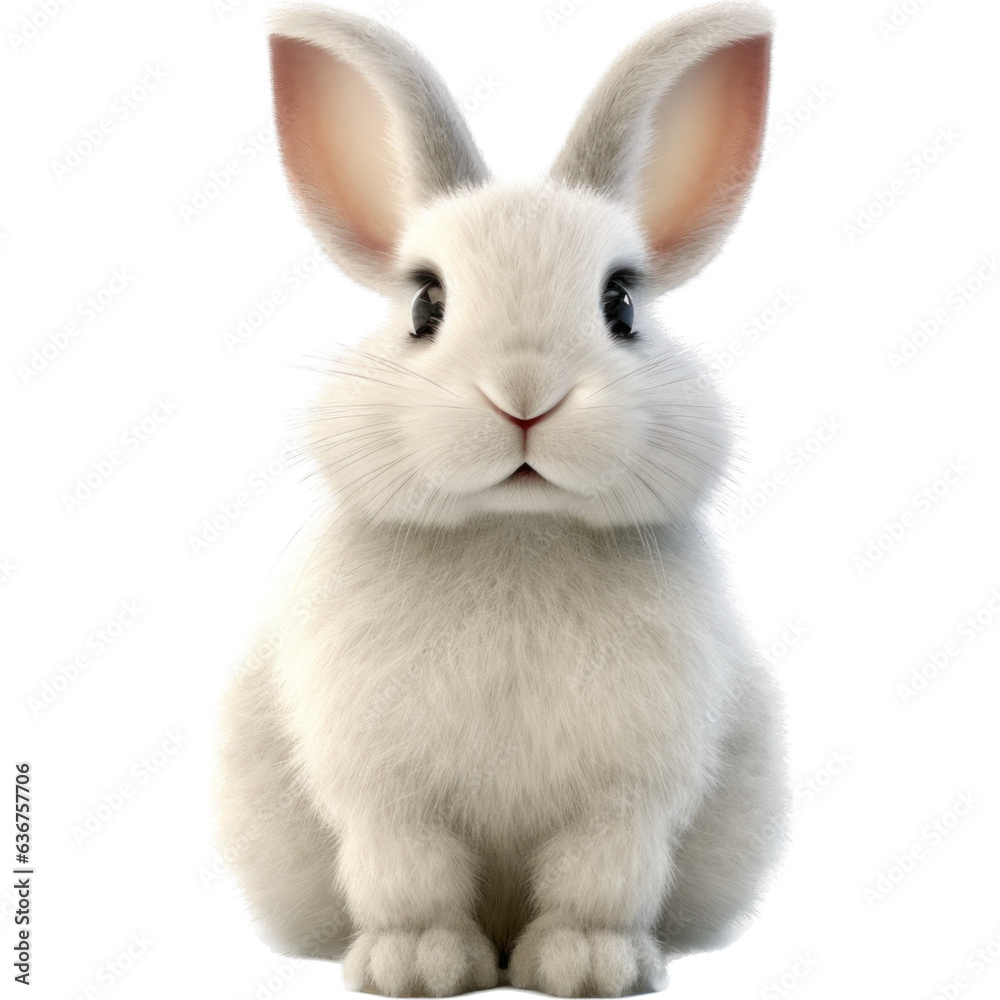 Obraz premium Cute rabbit.