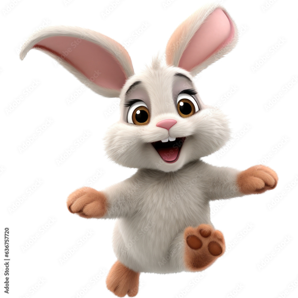 Fototapeta premium Cute rabbit.