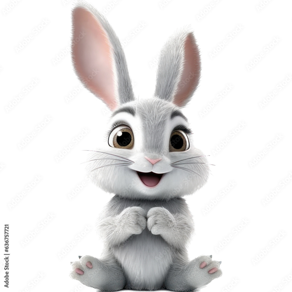 Fototapeta premium Cute rabbit.