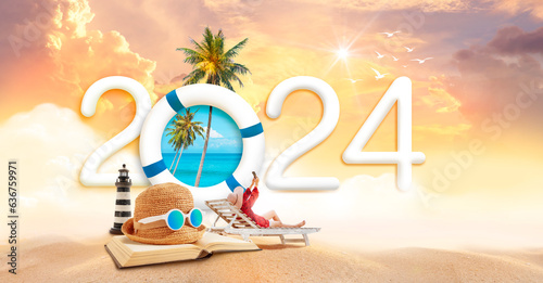 Sticker Happy new year 2024