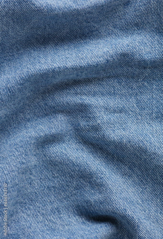 Blue wavy denim closeup texture Blue wavy denim closeup texture
