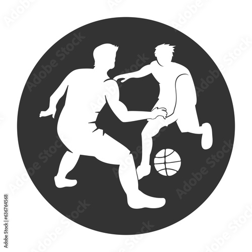 basket ball vector illustration photo