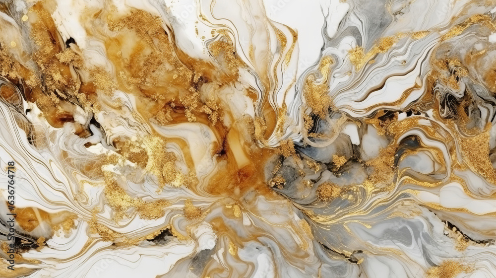 Abstract luxury background of golden color. Generative AI Abstract luxury background of golden color. Generative AI