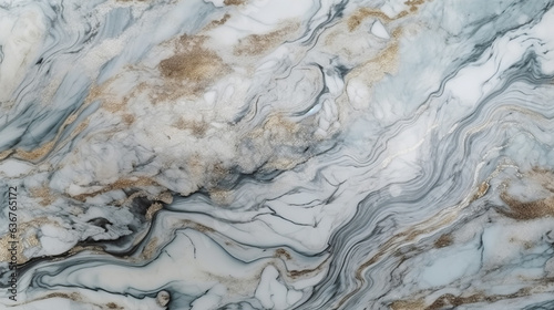 Abstract ice effect background in natural marble. Generative AI