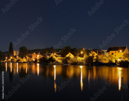 River Shore At Night
