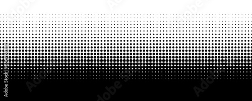 Halftone dotted gradient vector pattern retro texture pop art effect