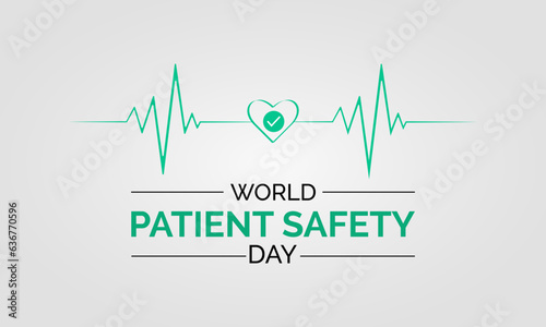 World Patient Safety Day Advances Global Awareness, Collaboration, and Commitment to Safer Care Practices. Elevating Healthcare Standards vector illustration banner template.