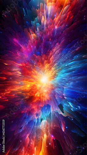 fractal burst background phone