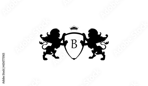 LUXURY SILHOUETTE OF A LOIN LOGO B