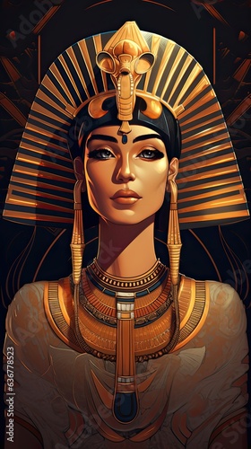 Nefertity, egyptian queen, photo