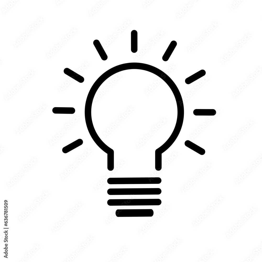 Light bulb - vector icon Light bulb - vector icon