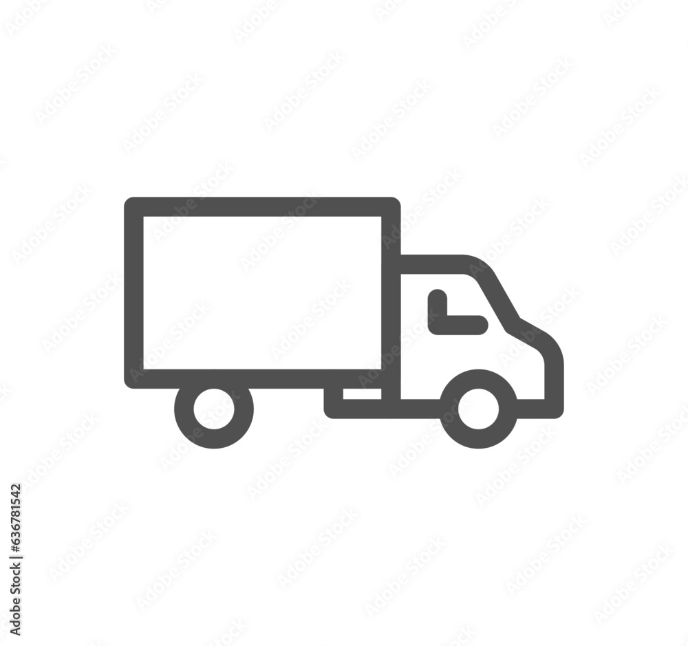 Food and package delivery related icon outline and linear vector. Food and package delivery related icon outline and linear vector.
