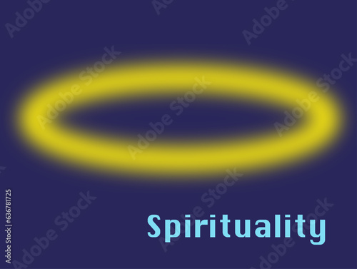 Spirituality, abstract illustration