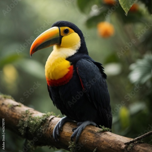 Vivid Encounter: The Tropical Toucan