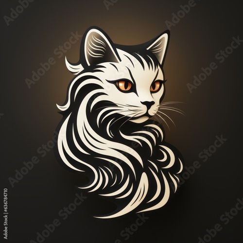 cat minimalistic avatar