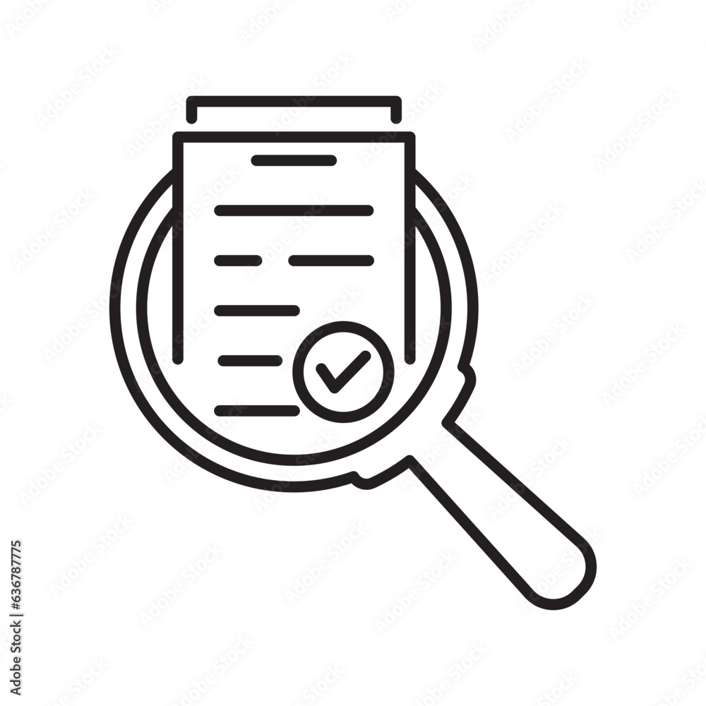 review thin line icon like assesment or audit. stroke trend modern paperwork logotype graphic linear design isolated on white. concept of analyze project or market regulatory or bank statement list review thin line icon like assesment or audit. stroke trend modern paperwork logotype graphic linear design isolated on white. concept of analyze project or market regulatory or bank statement list
