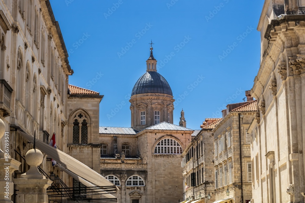 The Cathedral of the Assumption of Virgin Mary, the Old Town of Dubrovnik, Croatia