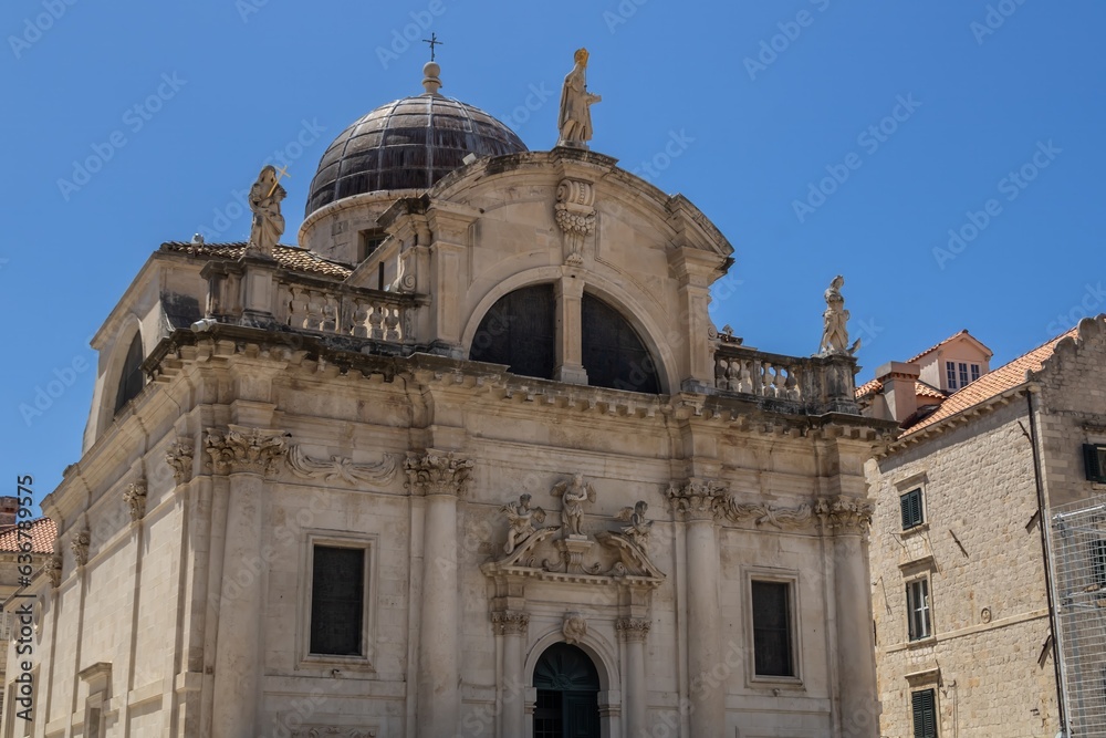 The Church of St. Blaise (Croatian: Sveti Vlaho) in the Old Town, Dubrovnik, Croatia