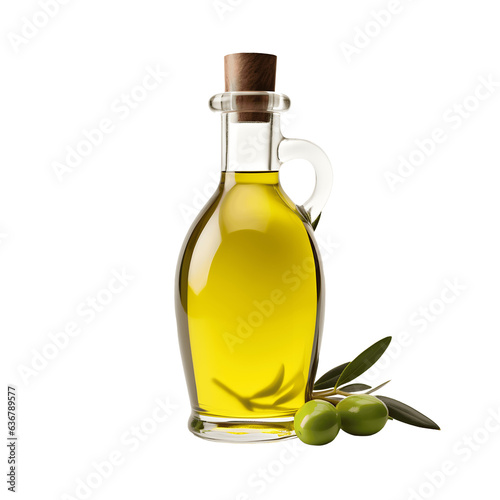 Olive Oil Bottle Isolated