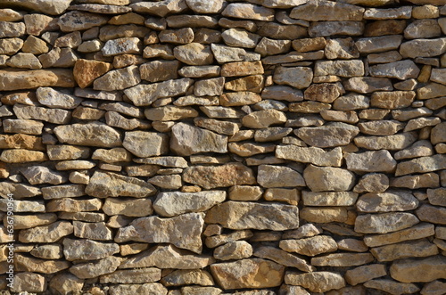 Obraz na plátne stone wall in suffocating light