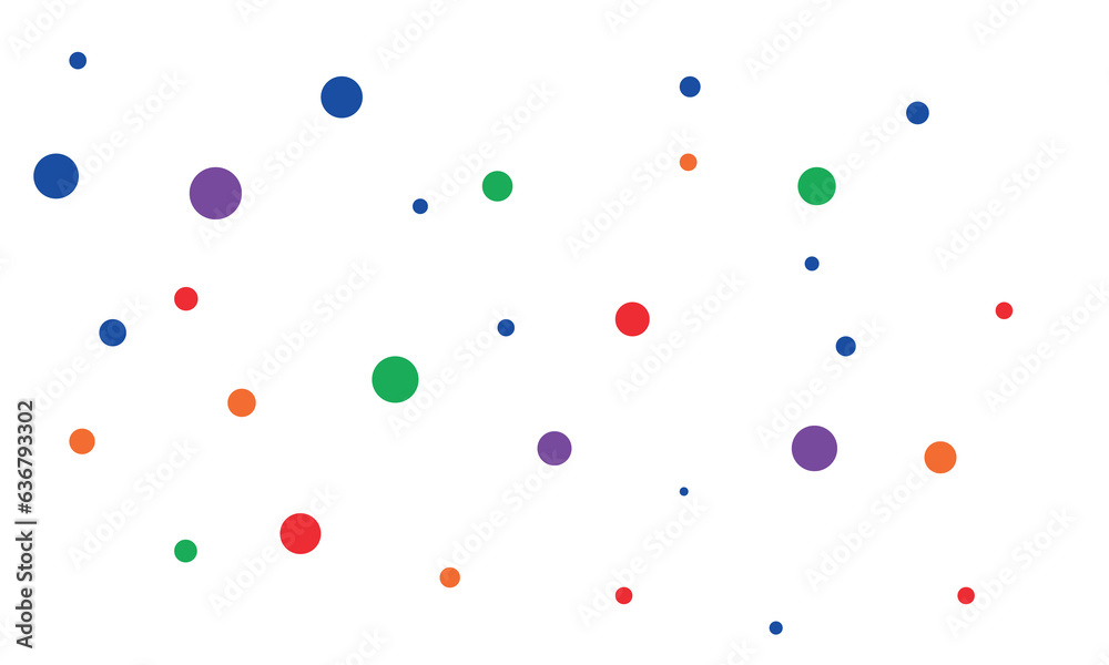dot illustration, color dot vector, festival colorful polka dots seamless pattern vector