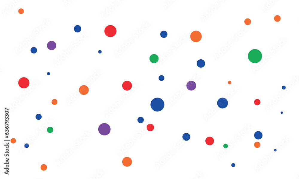 dot illustration, color dot vector, festival polka dots vector background