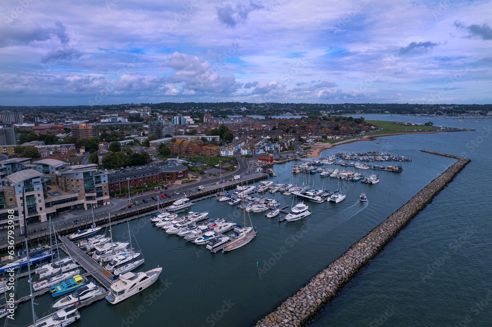 Poole Quay From Above - Dorset - England